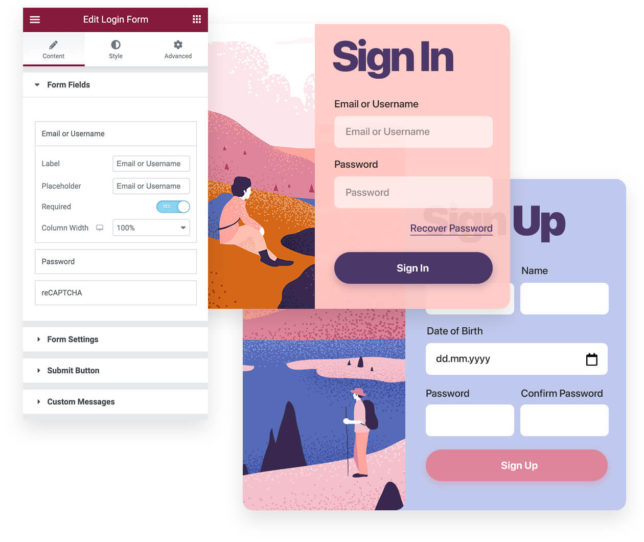 WordPress Forms - Jupiter X Membership Forms