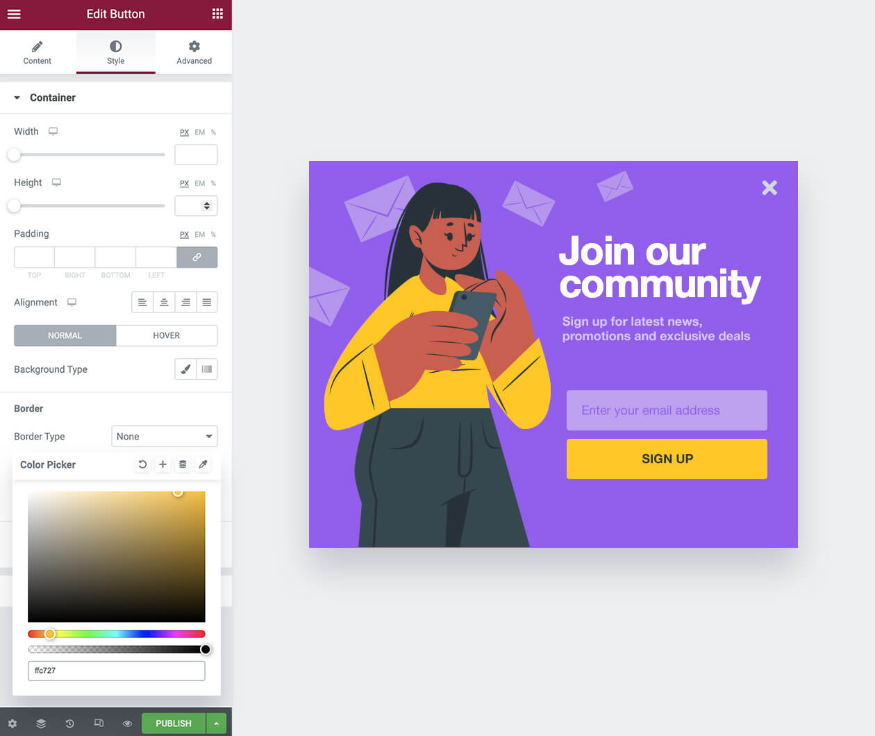 Jupiter X Pop-up Builder