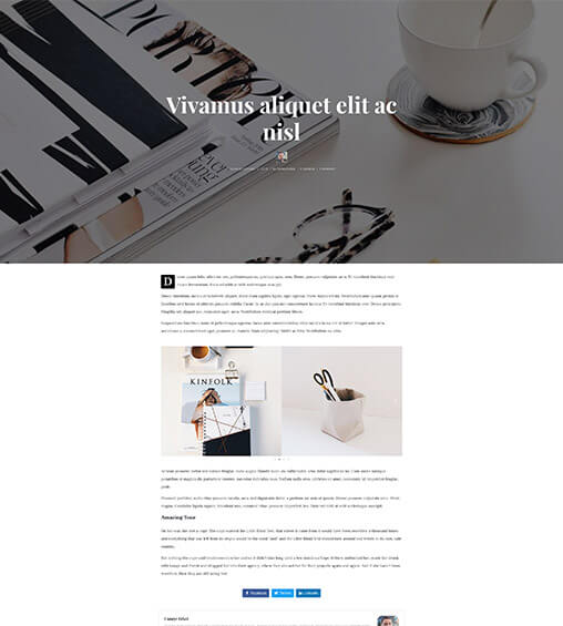 Jupiter X - Readymade blog single templates 2